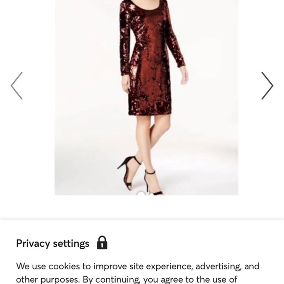 Calvin Klein Dresses & Skirts - Calvin Klein Sequin Dress Maroon Size 4 or 8